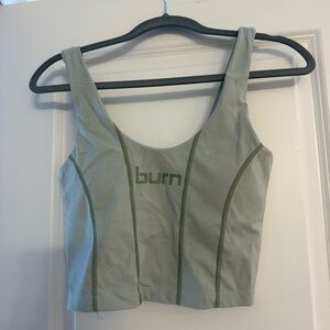 Burn Women's Green Tank Top